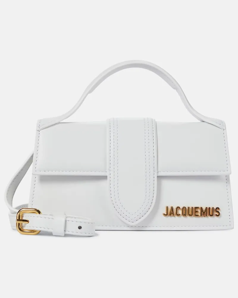 Jacquemus Schultertasche Le Bambino aus Leder Weiß