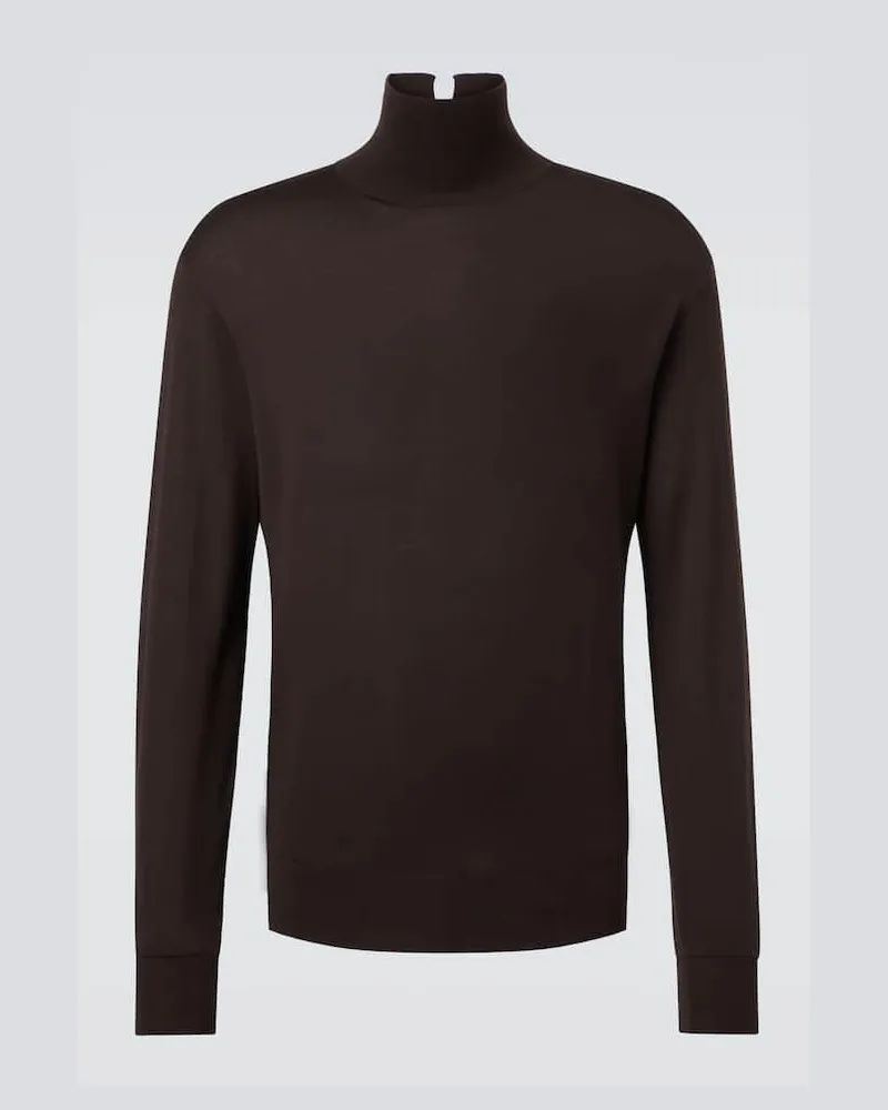 Calvin Klein Pullover Ash aus Wolle Braun