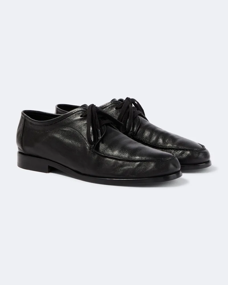 The Row Derby-Schuhe Nino aus Leder Schwarz
