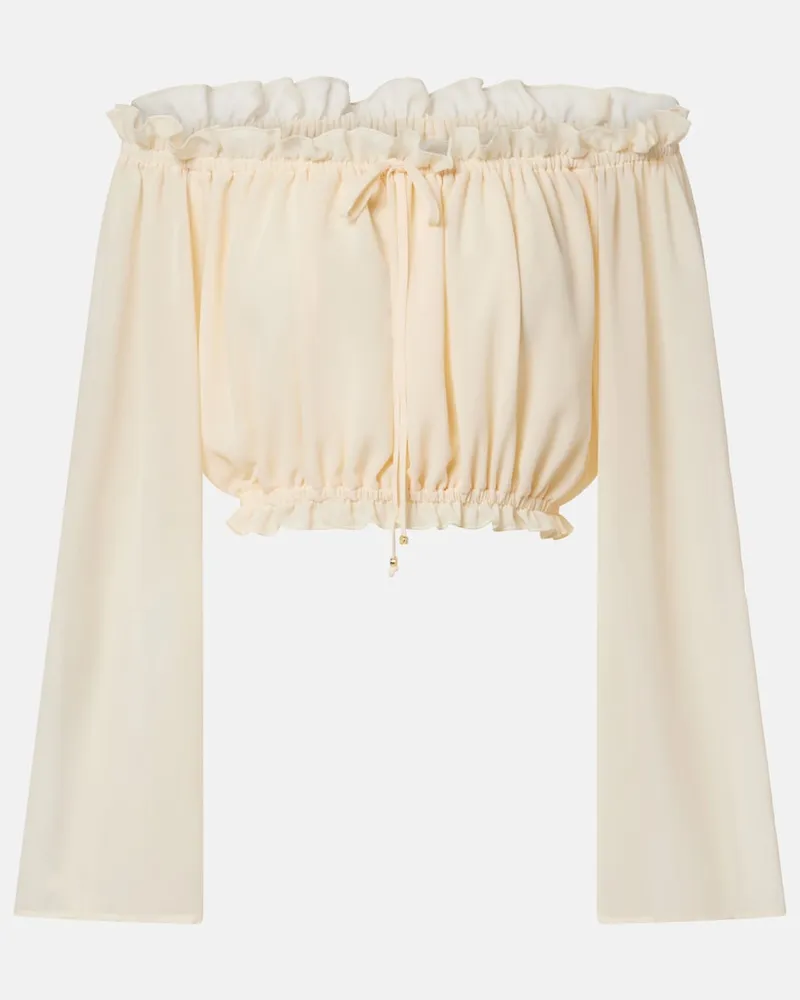 BANANHOT Cropped-Top Ora Gelb