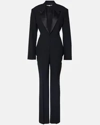 Stella McCartney Jumpsuit aus Wolle Schwarz