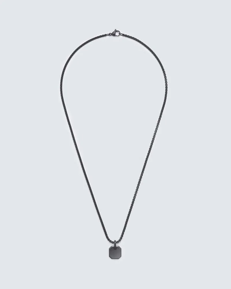David Yurman Halskette aus Titan Schwarz