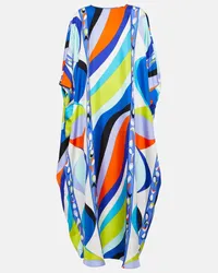 Emilio Pucci Kaftan Pesci aus Seide Multicolor