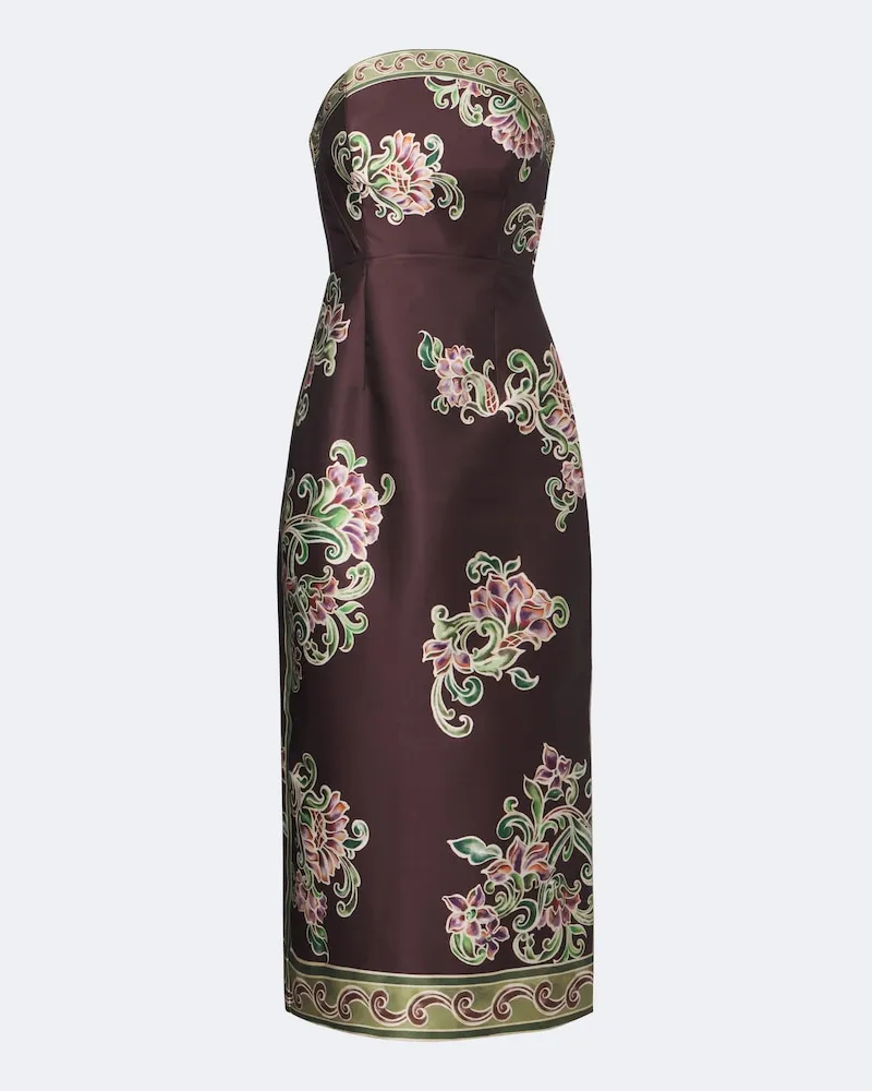 ALEMAIS Alémais Bedrucktes Bustier-Kleid Josie Multicolor