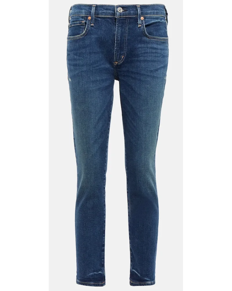 Citizens of humanity Mid-Rise Cropped Slim Jeans Ella Blau