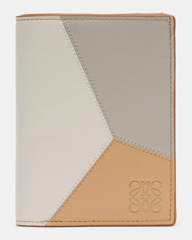 Loewe Portemonnaie Puzzle aus Leder Multicolor