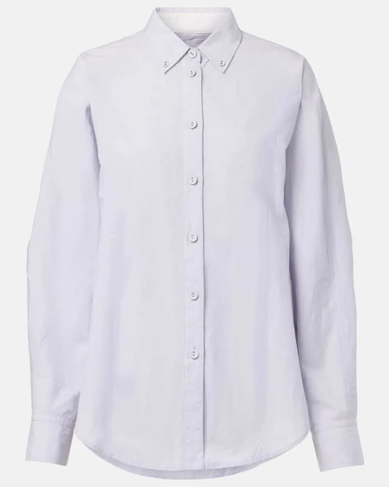 Proenza Schouler White Label Hemd Caroline Grau