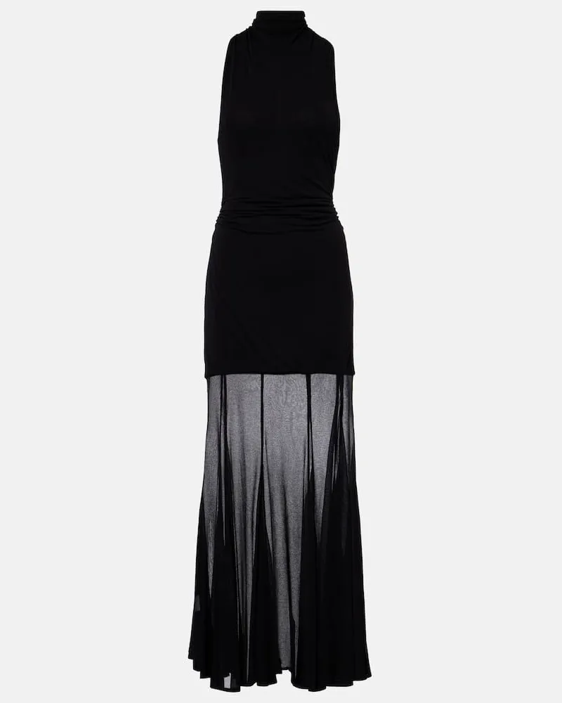 Altuzarra Cocktailkleid Alicka aus Jersey Schwarz