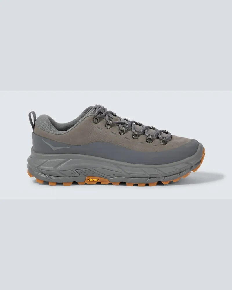 HOKA ONE ONE Sneakers Tor Summit mit Leder Grau