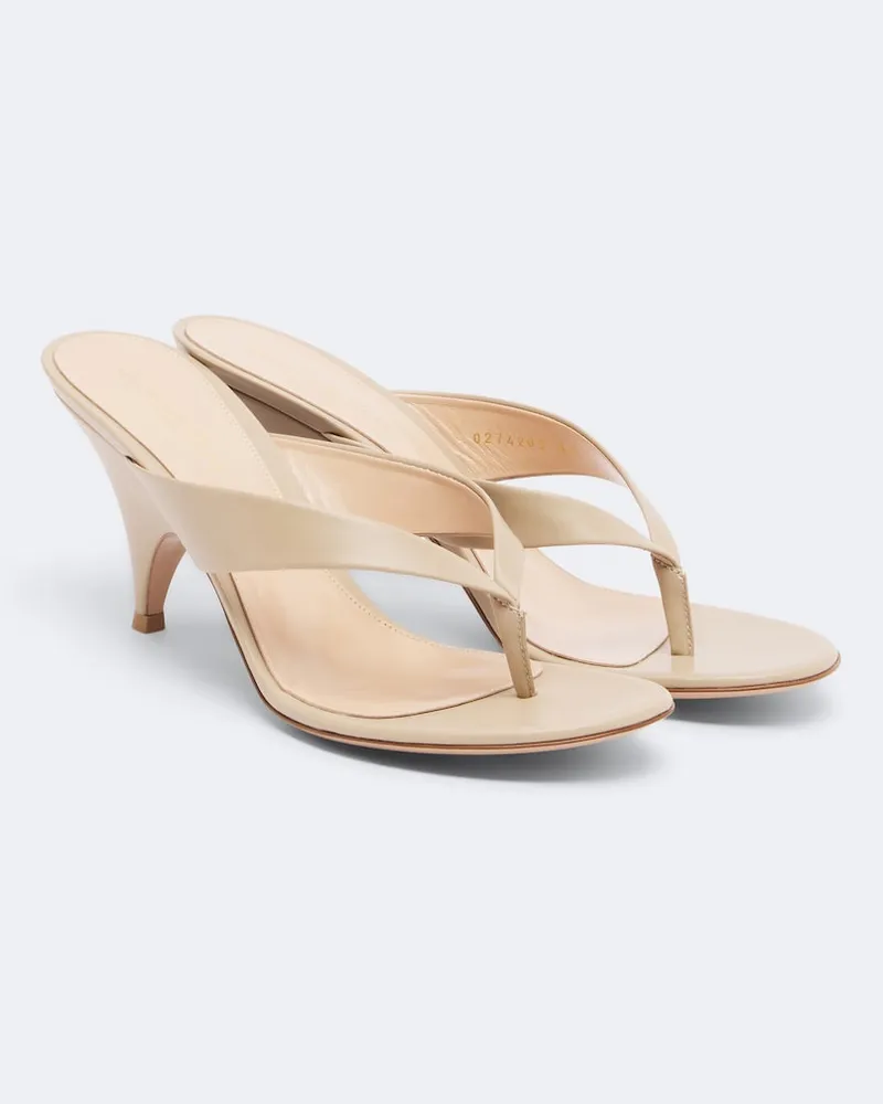 Gianvito Rossi Sandalen Sofia aus Leder Beige