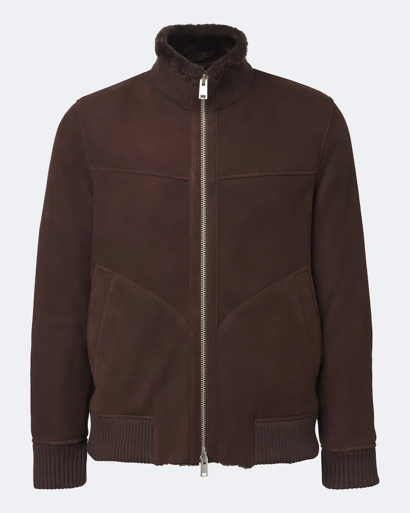 Arma Blouson Arek aus Veloursleder Braun