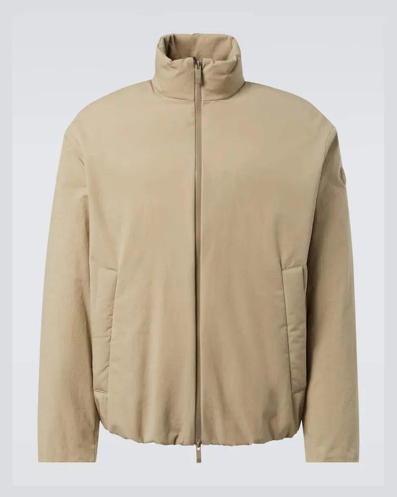 Moncler Daunenjacke Nibles aus Baumwolle Beige