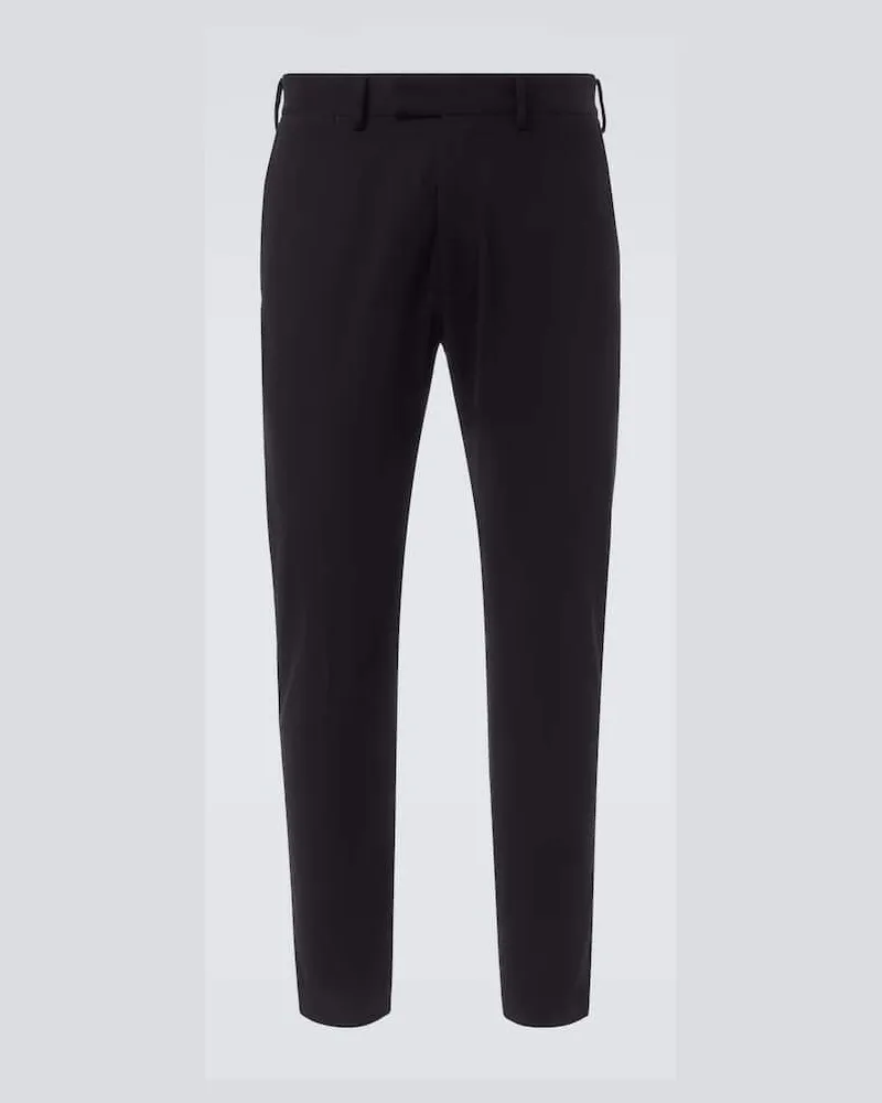 Tom Ford Gerade Hose aus Baumwolle Schwarz