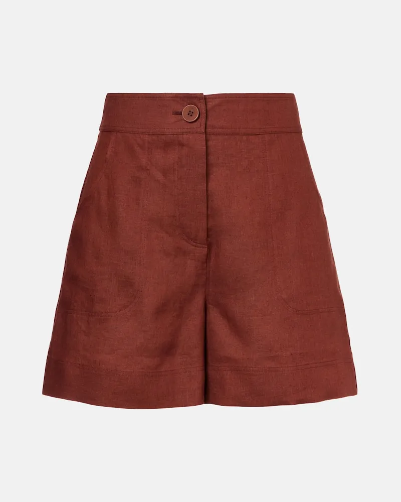 Eres Shorts Correct aus Leinen Braun