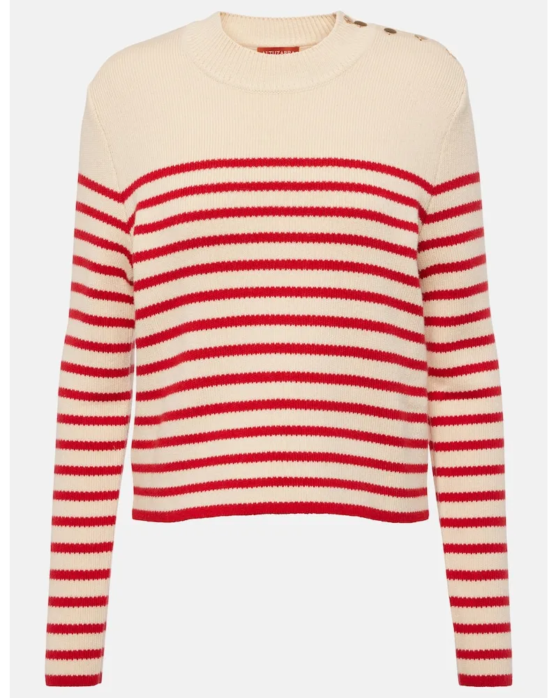 Altuzarra Pullover Oz aus Baumwolle und Kaschmir Rot