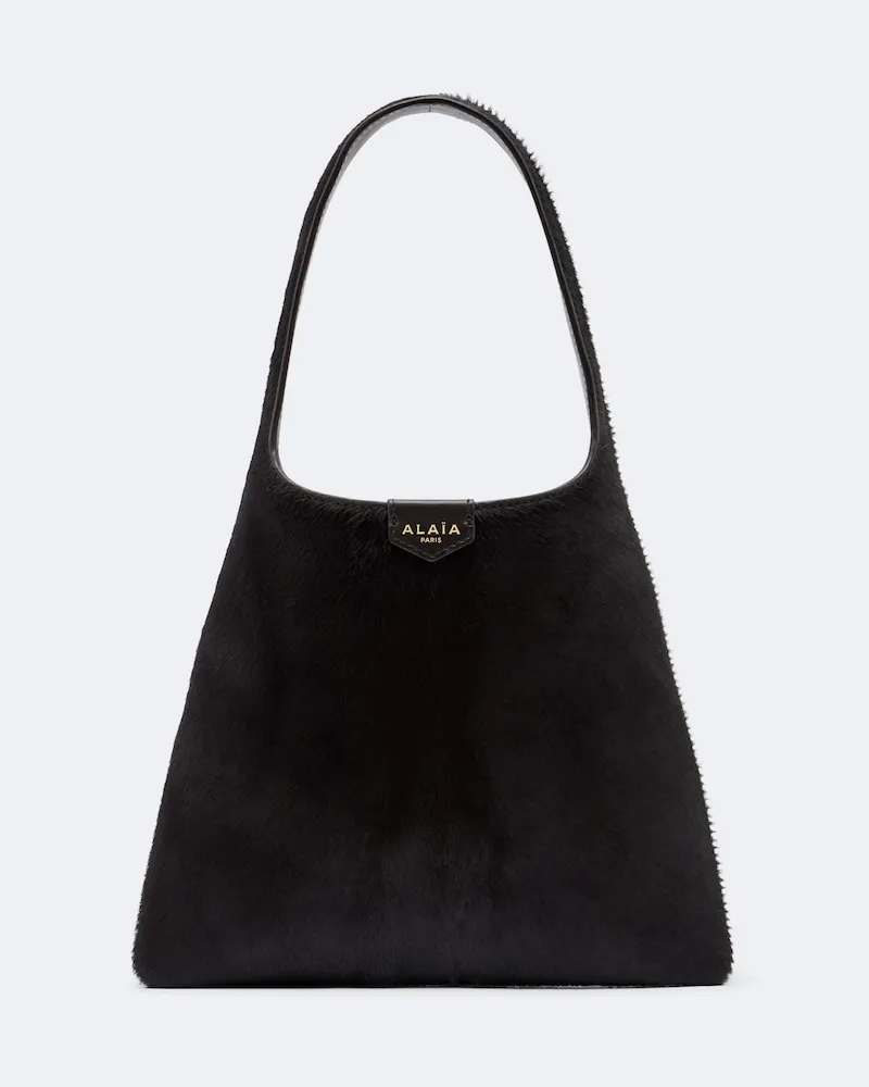 Alaïa Alaïa Shopper Small aus Leder Braun