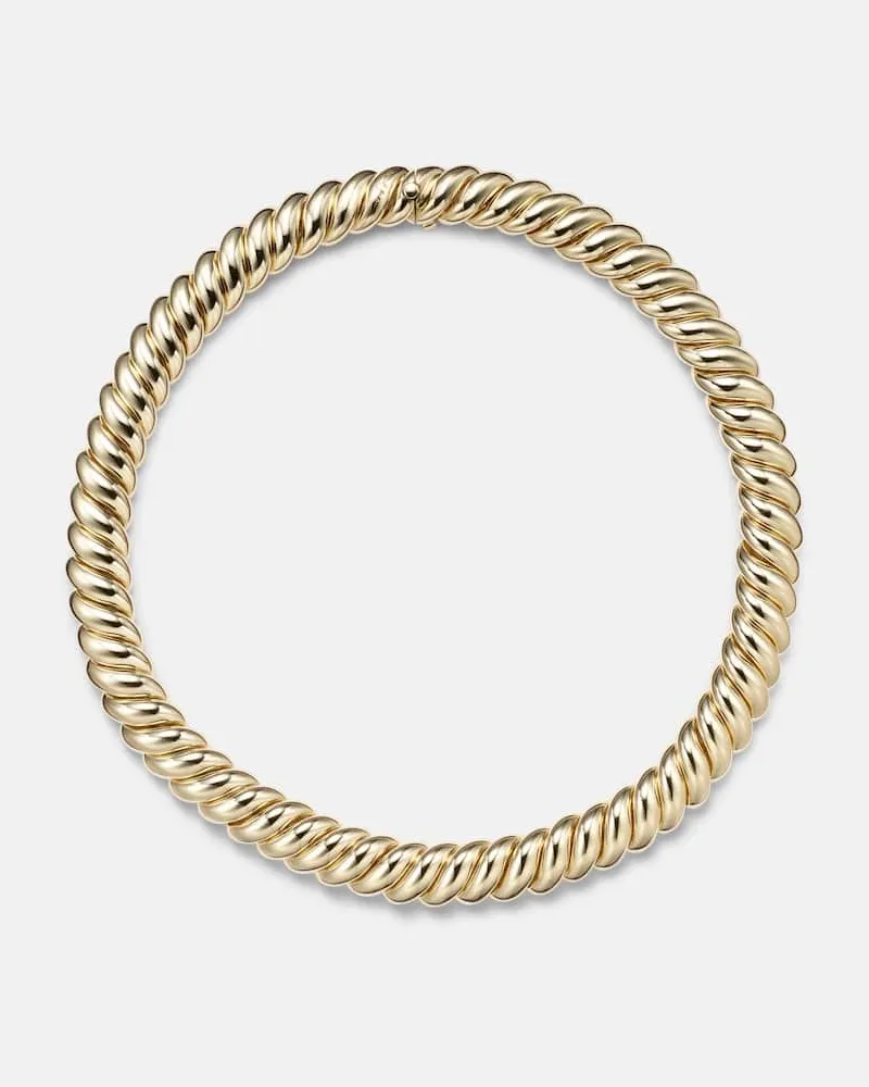 David Yurman Halskette Sculpted Cable aus 18kt Gelbgold Gold