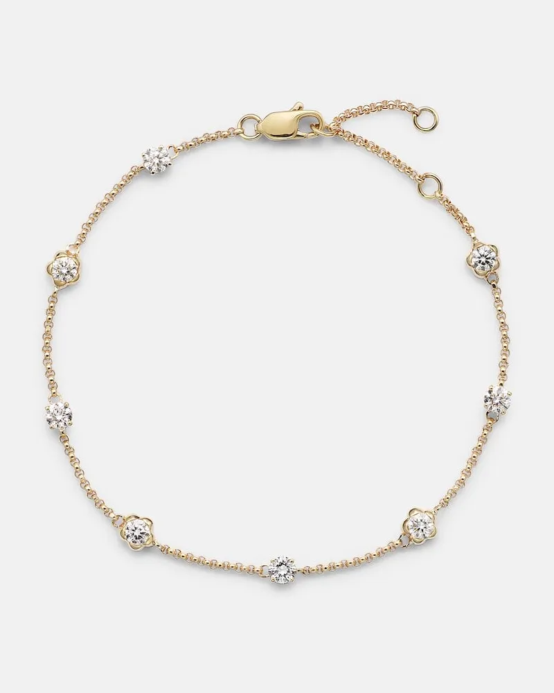 Stone & Strand Armband Berkeley aus 14kt Gelbgold mit Diamanten Gold
