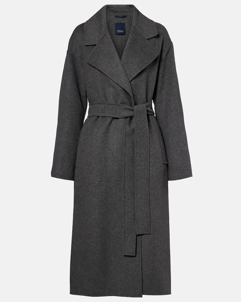 Max Mara Mantel Hobby aus Schurwolle Grau