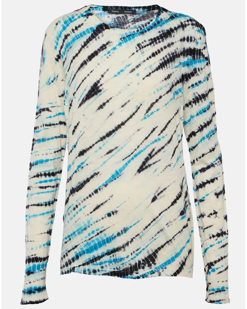 Proenza Schouler Top Mia aus Baumwoll-Jersey Multicolor