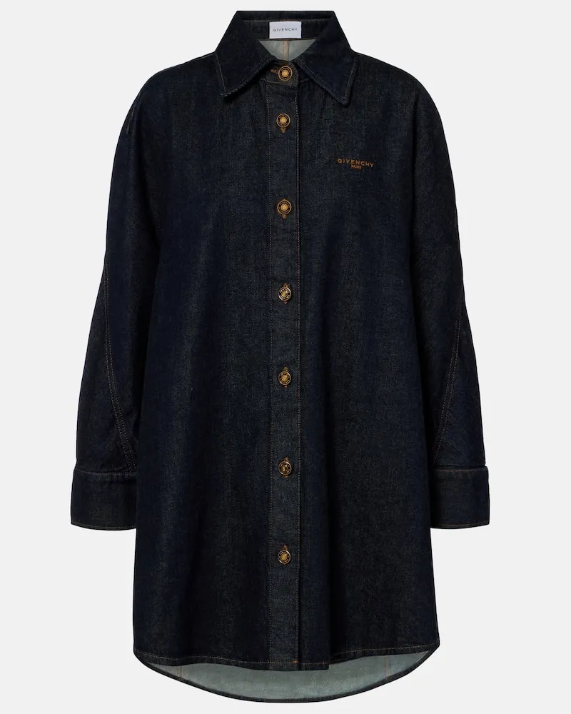 Givenchy Jeanshemd Cocoon Blau