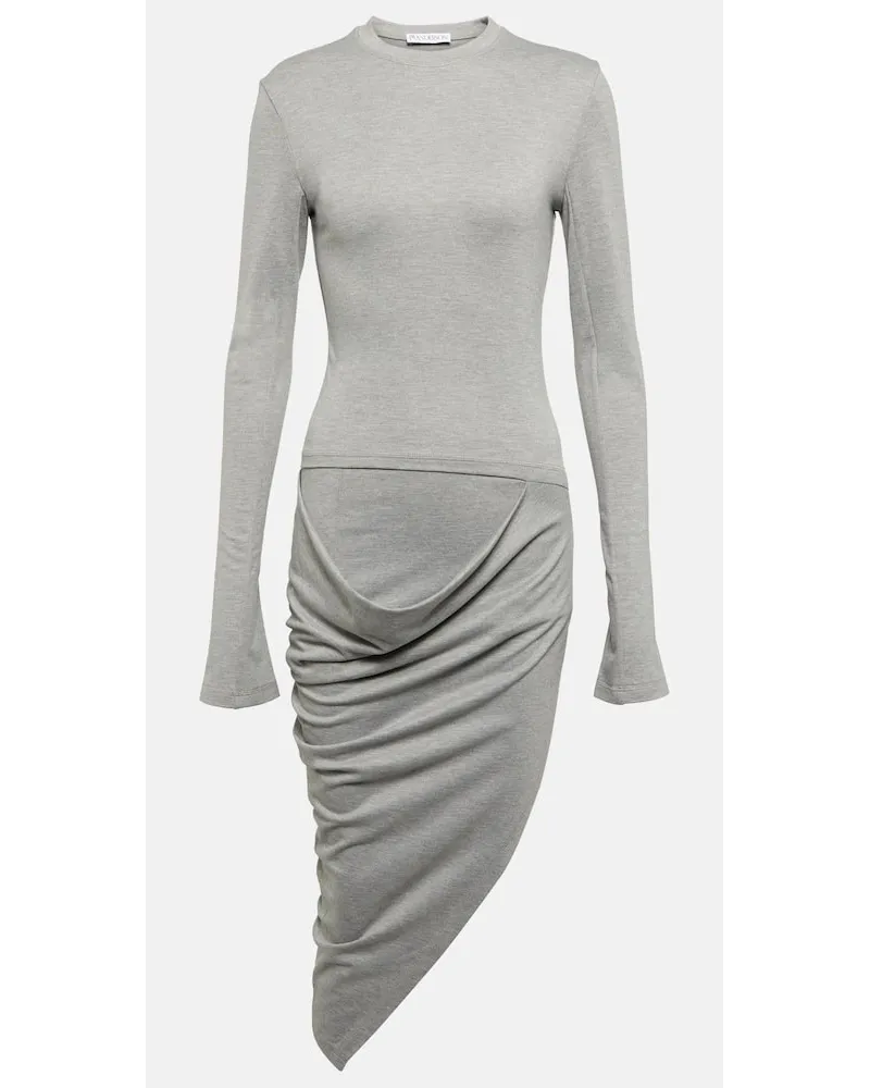 J.W.Anderson Midikleid aus Jersey Grau