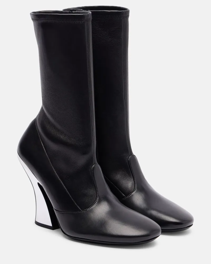Givenchy Ankle Boots 95 aus Leder Schwarz