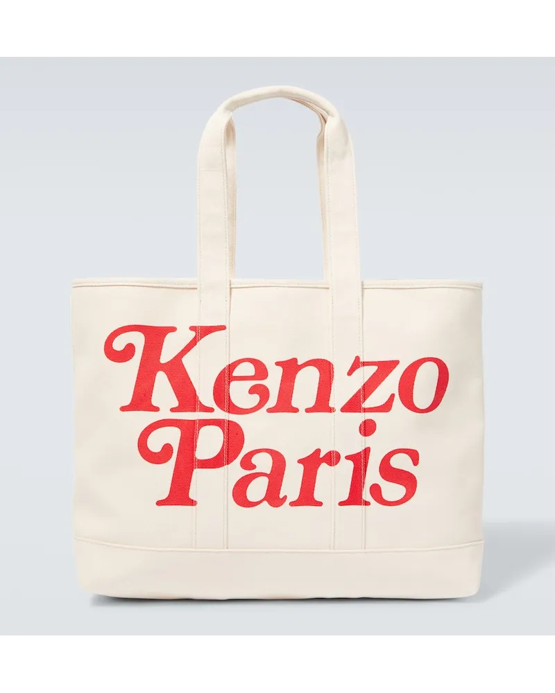 Kenzo X Verdy Tote Kenzo Utility Large aus Canvas Nude