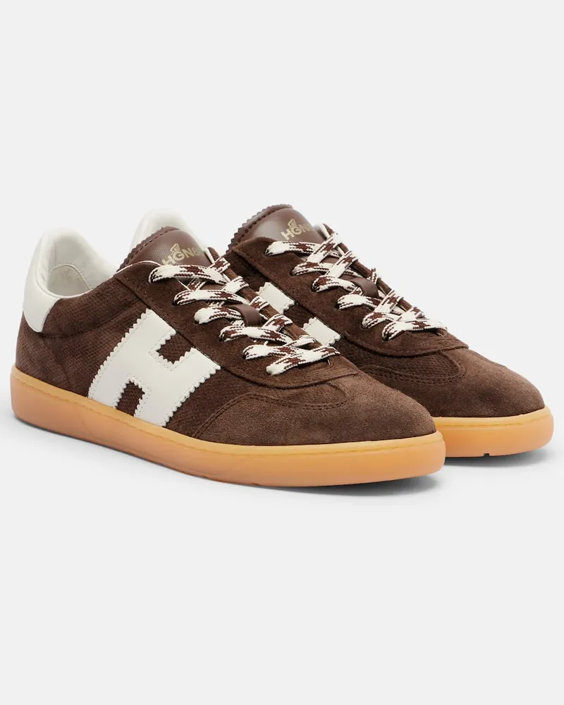 Hogan Sneakers Cool aus Veloursleder Braun