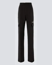 Givenchy Gerade Hose aus Schurwolle Grau