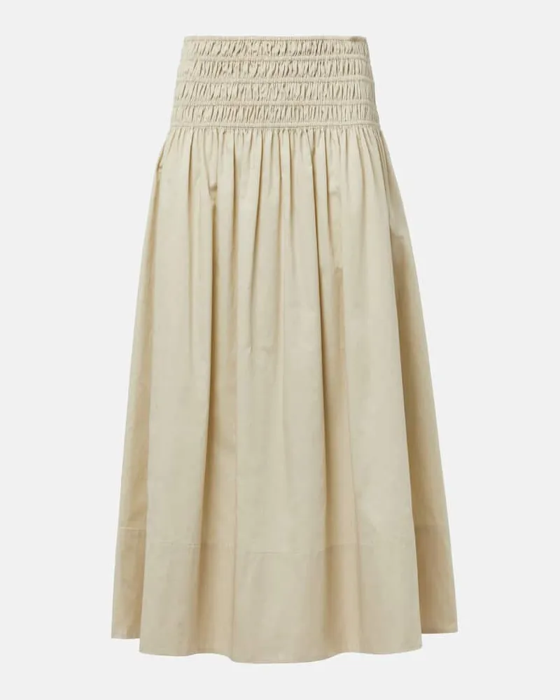 Joseph Midirock Leonie aus Baumwollsatin Beige