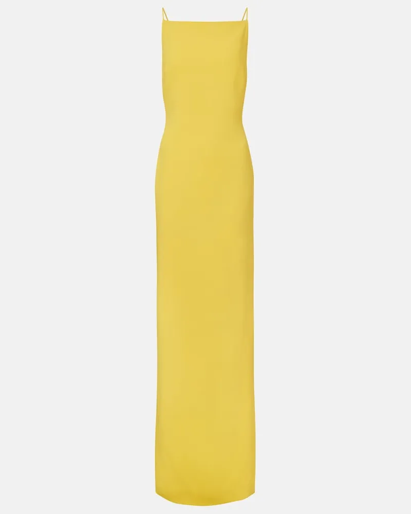 Givenchy Maxikleid aus Jersey Gelb