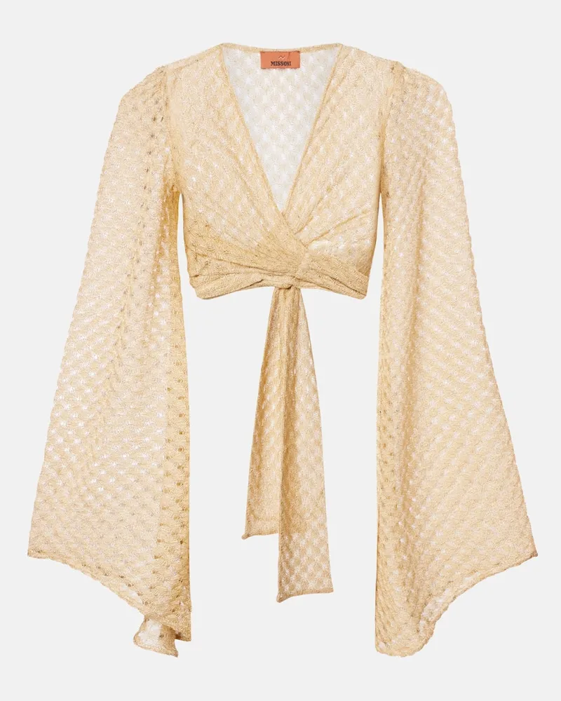 Missoni Cropped-Top Gold