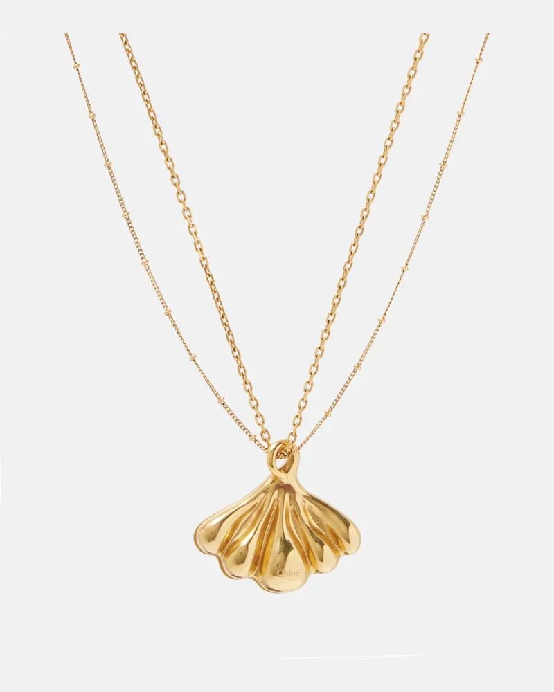 Chloé Chloé Halskette Shell Gold