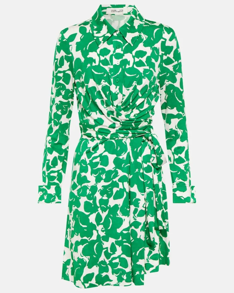 Diane von Furstenberg Minikleid Didi Grün