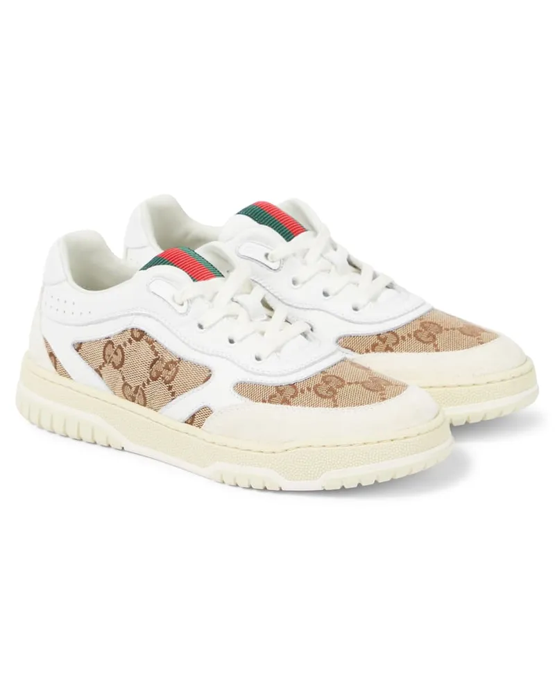 Gucci Sneakers GG aus Canvas mit Leder Multicolor
