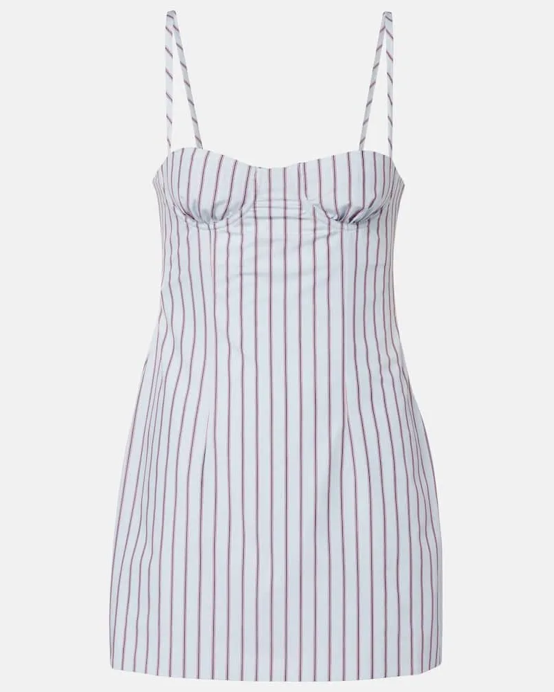 SIR Minikleid aus einem Baumwollgemisch Blau