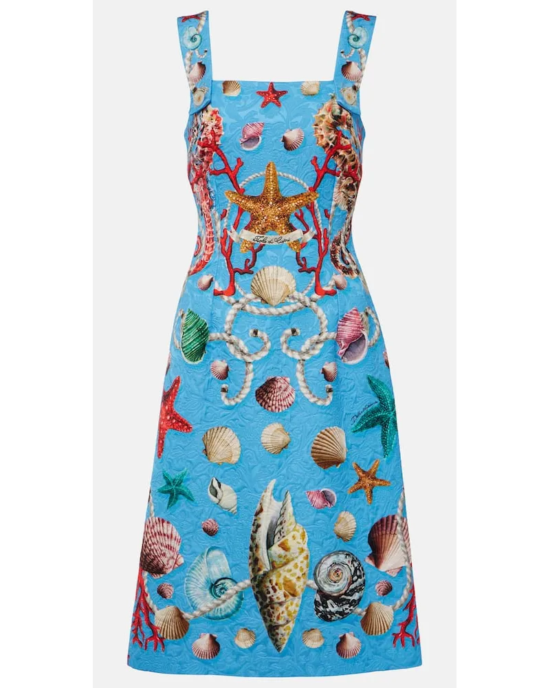 Dolce & Gabbana Bedrucktes Minikleid Capri Multicolor