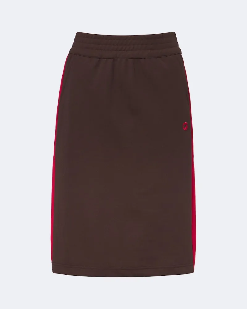 COPERNI Midirock aus Jersey Braun