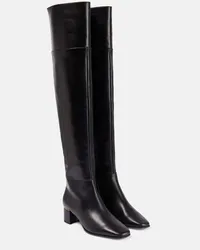 Jimmy Choo Overknee-Stiefel Loren 45 aus Leder Schwarz