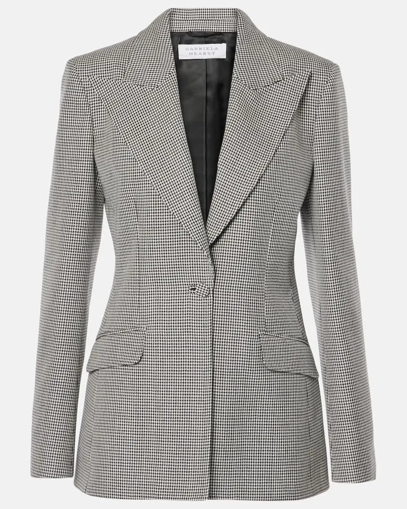 Gabriela Hearst Blazer Leiva aus Wolle Schwarz