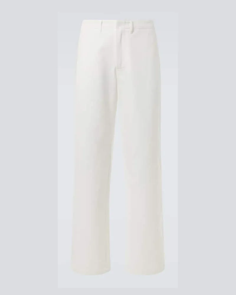 Gabriela Hearst Weite Hose aus Baumwolle Weiß