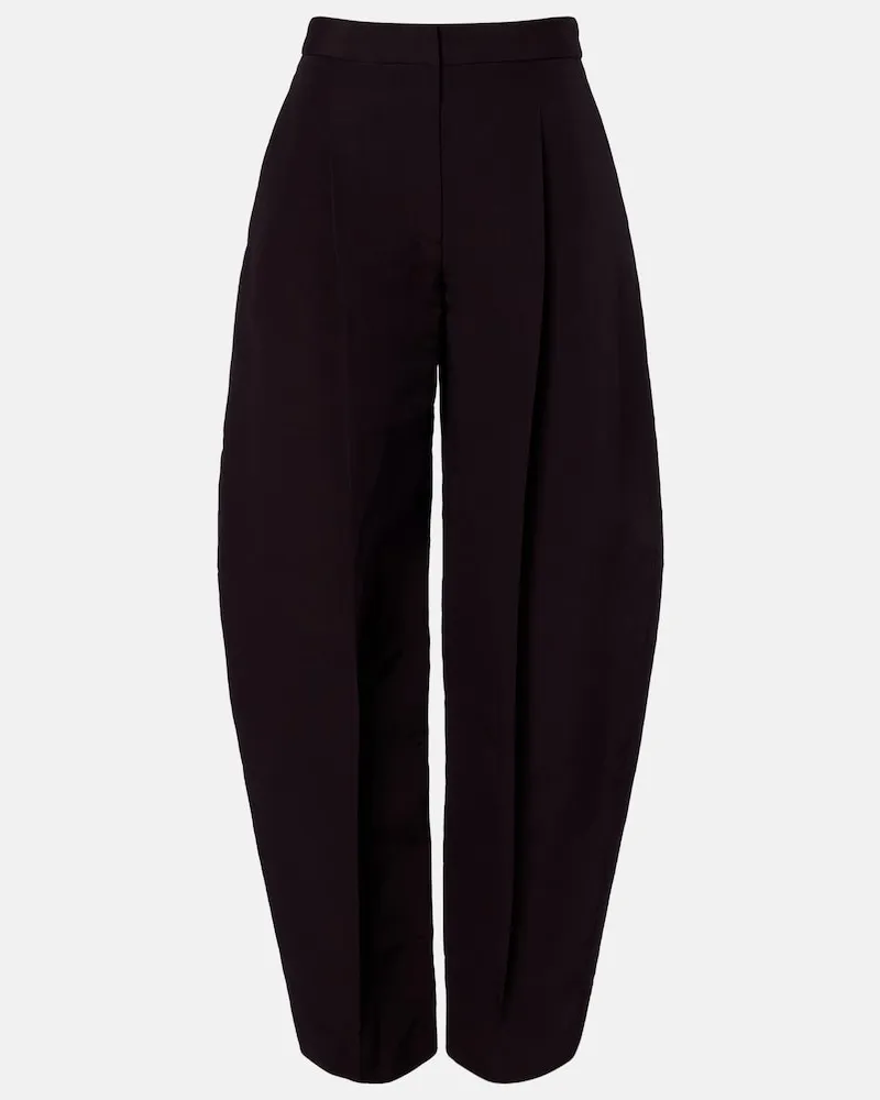 Alaïa Alaïa Hose aus Popeline Violett