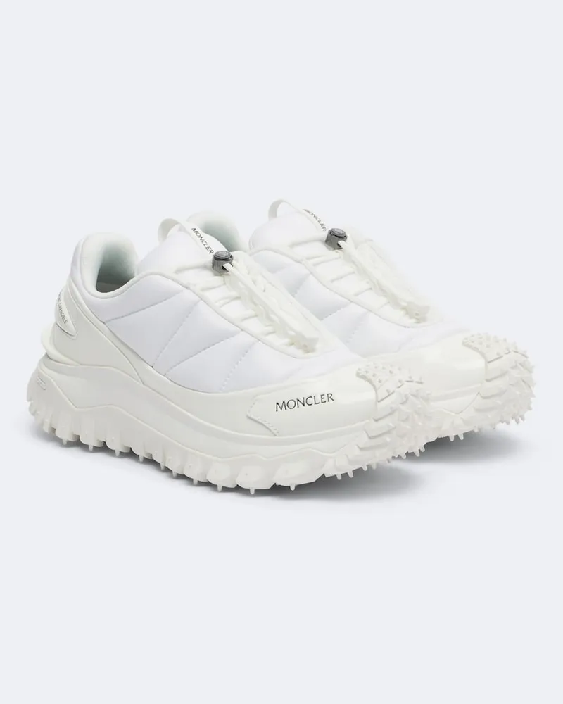 Moncler Sneakers Trailgrip Puffer mit Leder Weiß