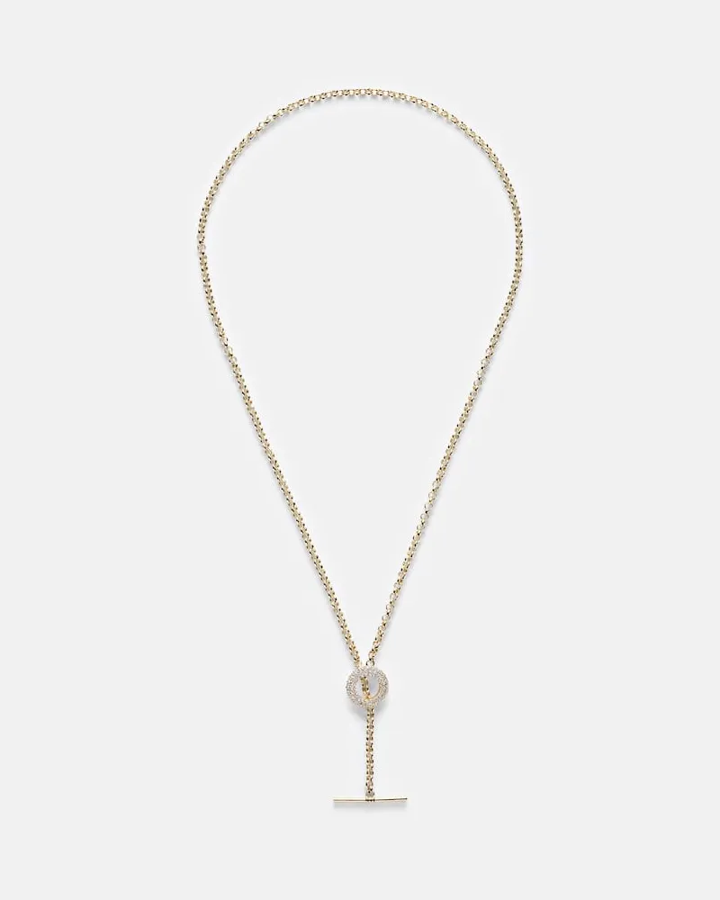 Stone & Strand Halskette aus 14kt Gelbgold mit Diamanten Gold