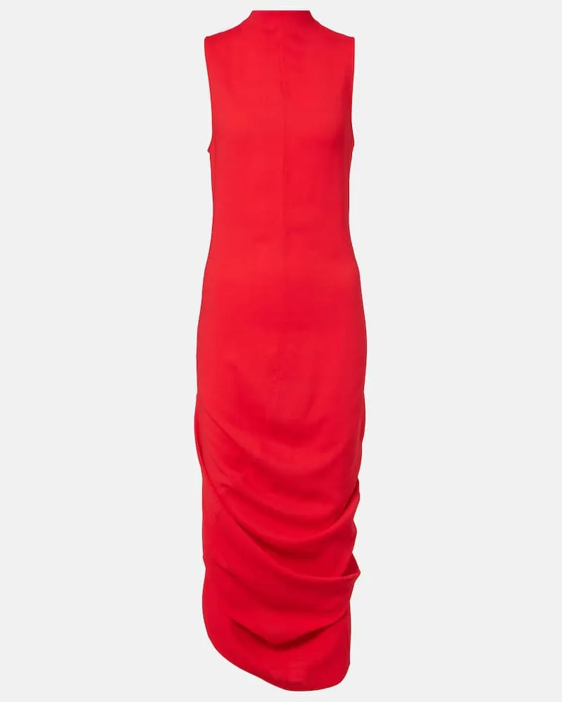 Jacquemus Midikleid J aus Crêpe Rot