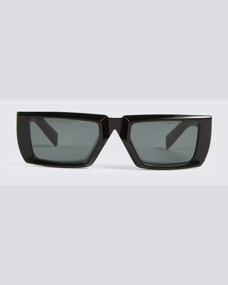 Prada Eckige Sonnenbrille Grã¼n