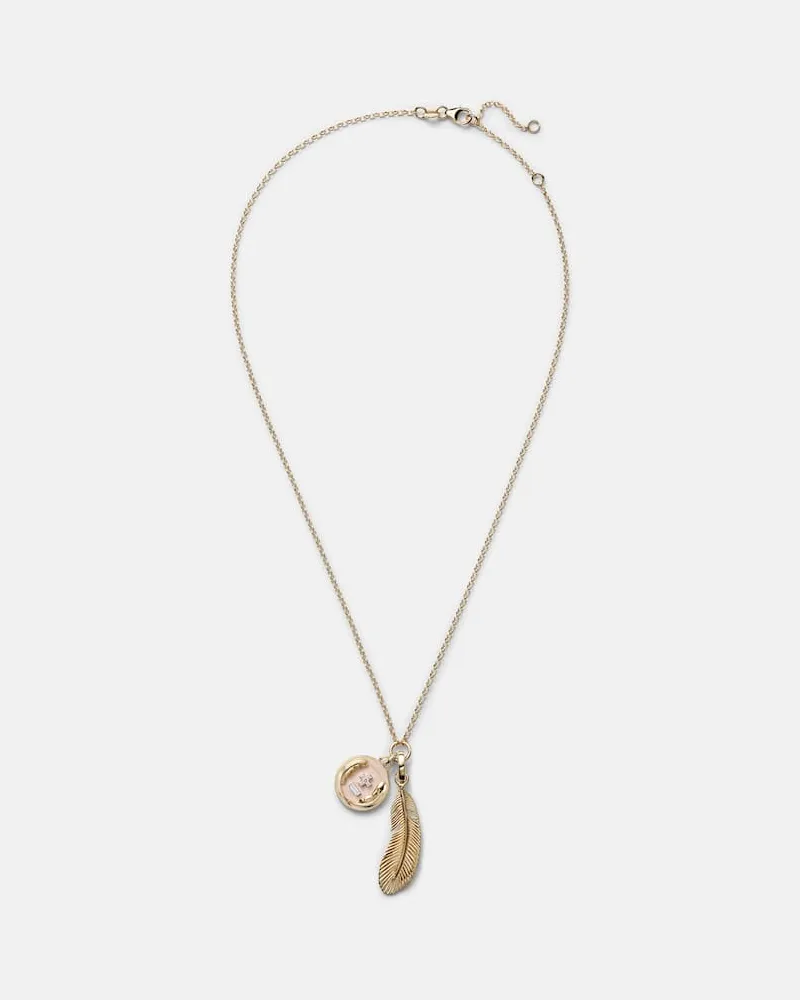 FOUNDRAE Halskette Vivacity aus 18kt Gelbgold mit Diamanten Gold