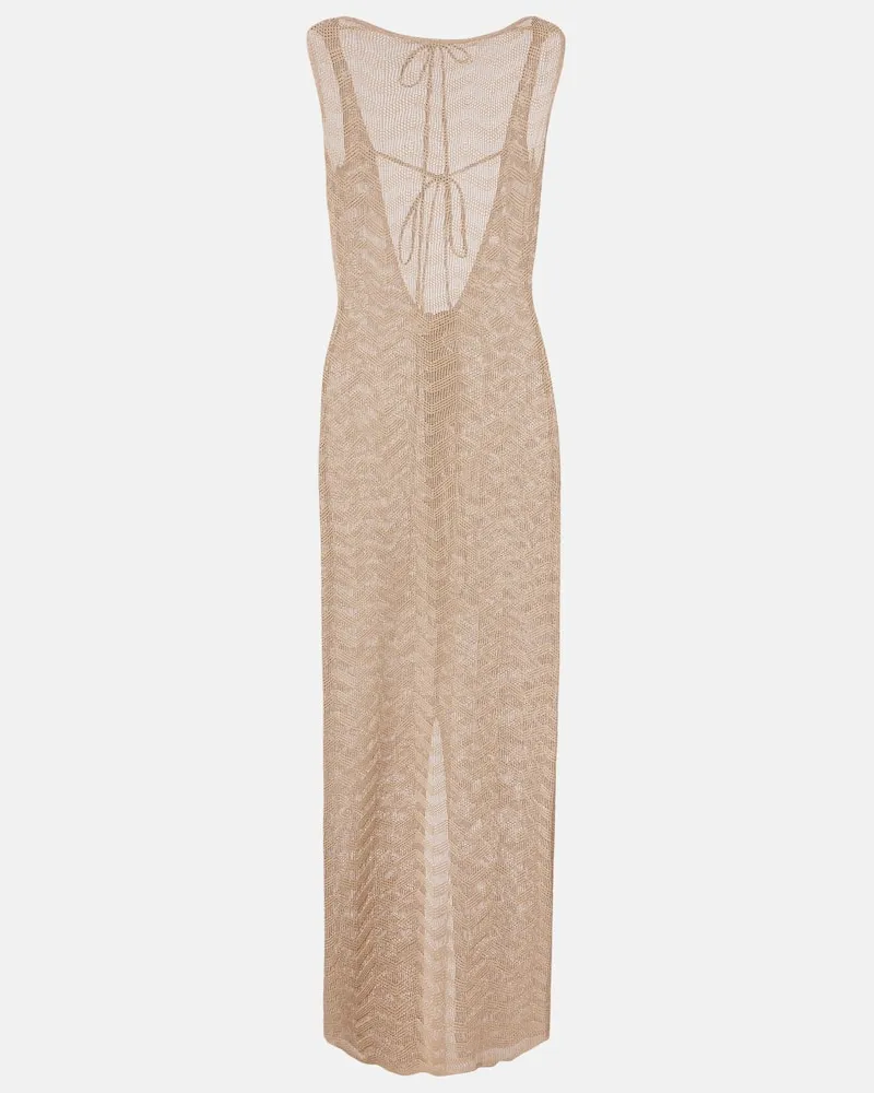 BANANHOT Maxikleid Corin Beige