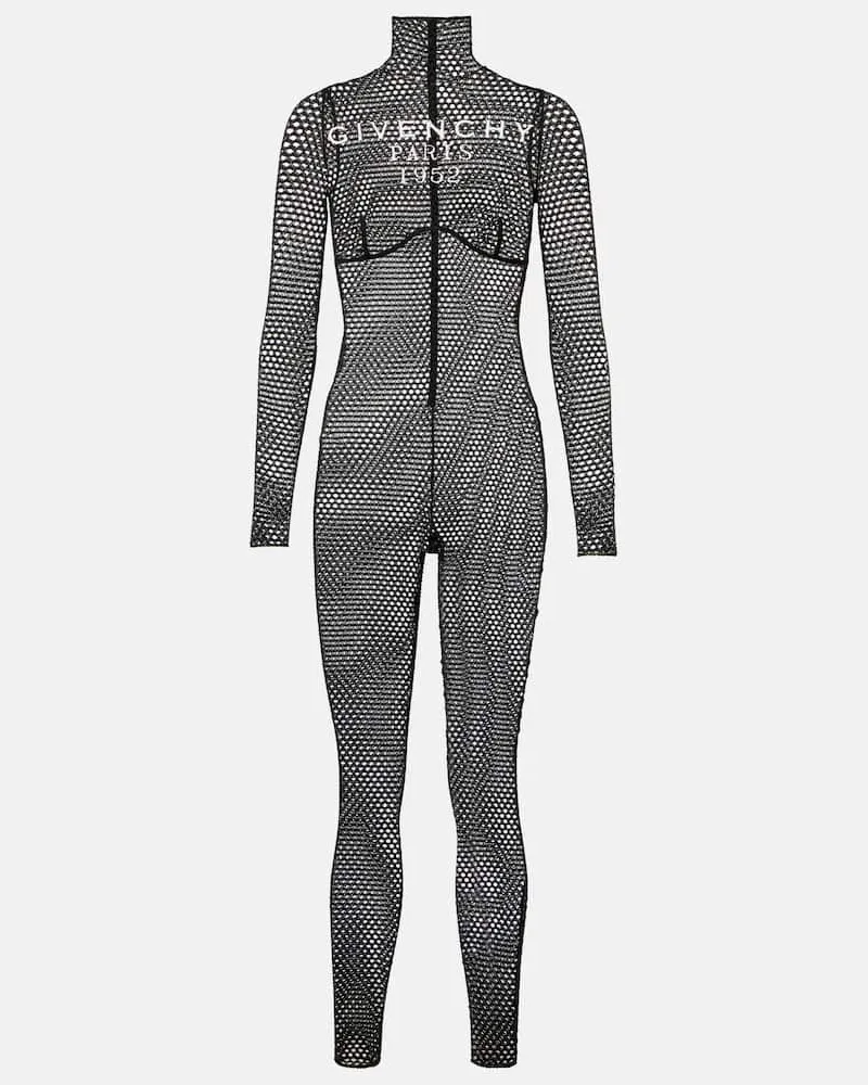 Givenchy Bodysuit aus Mesh Schwarz